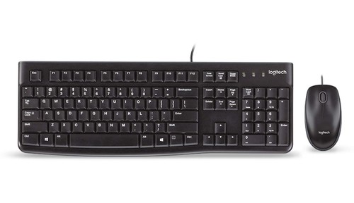 LOGITECH USB-Tastatur- und Maus-Set MK120, schwarz - Bild 2 von 2