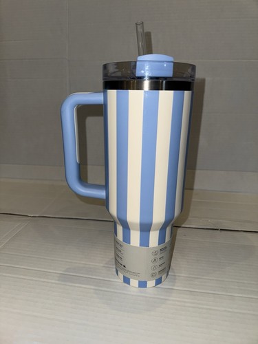 Pre-release Stanley Cabana Cornflower Gloss 40oz Blue Unreleased Quencher 40 oz - Picture 4 of 8