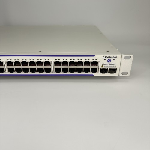 Alcatel-Lucent OmniSwitch OS6450-P48 PoE+ Gigabit Switch mit 4x 10G SFP+ Uplink - Bild 4 von 11