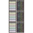 6 PCs Kinder Sichtwörter Poster hängen Bildungsplakate Kinder Alphabet Poster