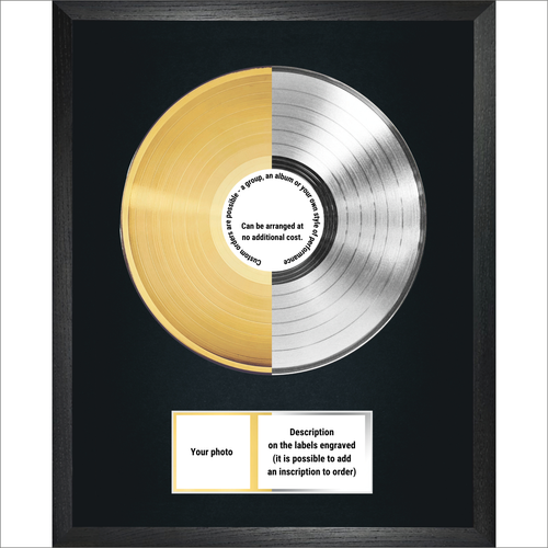 Rammstein - Mutter / LP Gold 12" / Souvenir in black fram / Rock Memorabilia - Picture 7 of 7