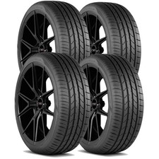 (QTY 4) 285/30R20 Atturo AZ850 99Y XL Black Wall Tires