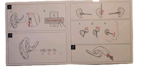 Casque Bluetooth Poly Voyager Legend 50 ++ boîte ouverte ++ LIVRAISON GRATUITE - Photo 13 sur 15