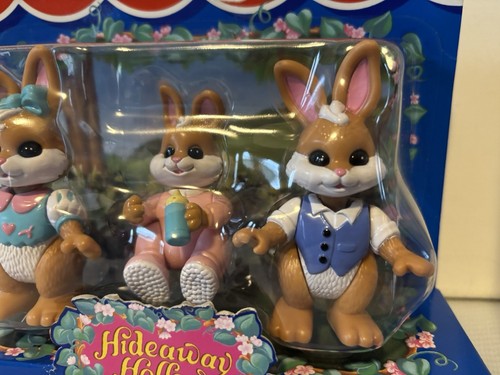 Fisher Price Hideaway Hollow Bunny Family Figures Fisher Price 1996 New Sealed - Picture 4 of 14