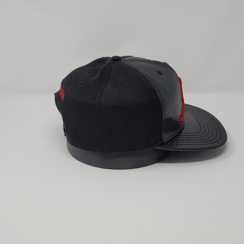 Gorra New Era Air Jordan 59Fifty negra bordada roja Jumpman estructurada - Imagen 5 de 8