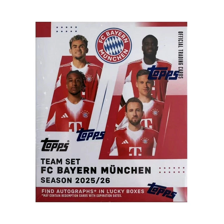 2025-26 TOPPS Bayern Munich Team Box Soccer Star Cards Factory Sealed NEW