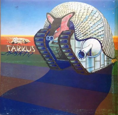 LP Emerson, Lake & Palmer Tarkus GERMAN ISLAND SLEEVE, GATEFOLD Island Recor