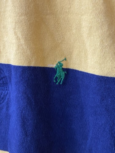 Polo Ralph Lauren Striped Rugby Sweatshirt Men’s Size M - Picture 5 of 13