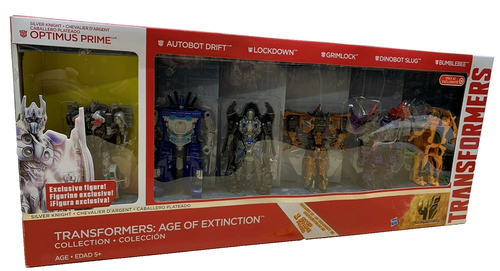 Transformers Age Of Extinction 1-STEP Collection Silver Knight Optimus -2014 NEW - Picture 2 of 4