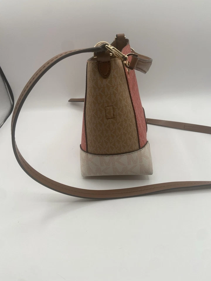 Bolso Bandolera Michael Kors Mercer Gallery Pequeño Convertible Cuero Marrón Cartera Foto 2 de 4