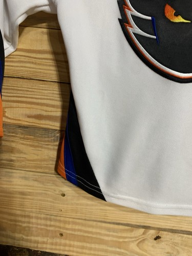 CCM Lehigh Valley Phantoms Youth Hockey Jersey AHL Flyers Affiliate White Orange - Picture 21 of 23