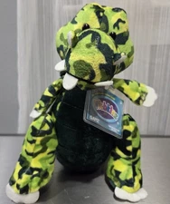 WEBKINZ Ganz Camo Croc 2013 Plush Crocodile With Code