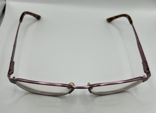 Auténtico marco de gafas Wittnauer Annabelle marrón/rosa talla 55-17-135 con estuche - Imagen 8 de 11