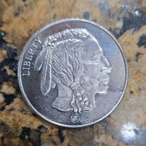 1 Troy Ounce .999 Silver Buffalo Native American Round Shape 1 oz Total Content