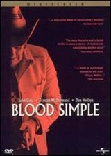 BLOOD SIMPLE (DVD) VG Disc + Cover Art - NO CASE