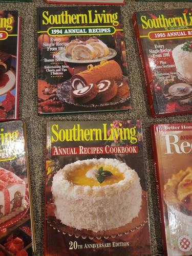VTG Southern Living Annual Recipes Lot of 9 Hardcover Cookbooks  1990s. No 1997 - Picture 5 of 6