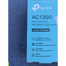 TP Link ARCHER T3U NANO AC1300 NANO DUAL BAND ADAPTER