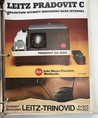 RARE Leica Equipment Binder Catalogs Brochures Service Manuals Leitz Rockleigh - Picture 7 of 9