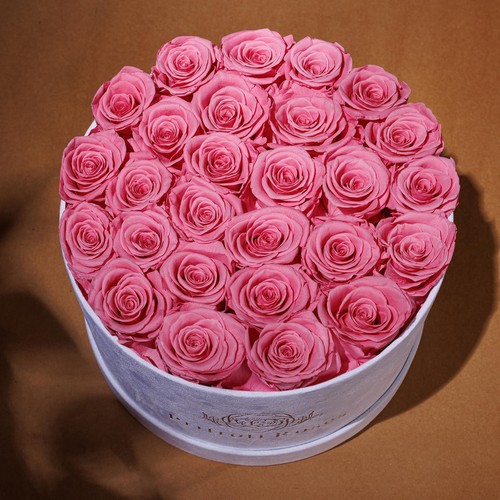 27 Roses in a Luxury Suede Box, Mother Day Flowers Gifts for Mom, Preserved F... - Picture 4 of 8