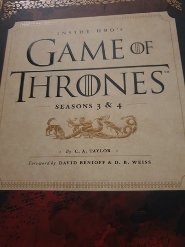 game of thrones Sesons 3&4 Hard Back Book By C.A Taylor - Picture 2 of 6