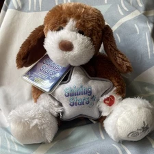 RUSS Plush Puppy Dog Shining Stars Series Sings You Are My Shining Star  8” Tall