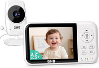 7'' Baby Monitor with Camera Night Vision 1080P 2-Way  No App or Wi-Fi Needed​