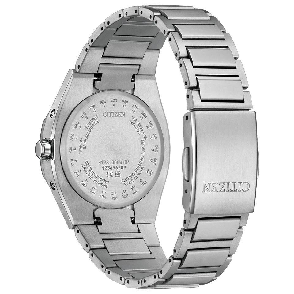Reloj Citizen Attesa CB3040-56H Eco-Drive Titanio Solar Radio Atómica Hombre JAPÓN