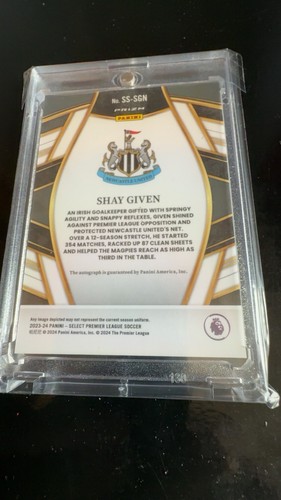 2023-24 Panini Select Premier League - Select Signatures Shay Given #Ss-Sgn (AU) - Bild 5 von 6