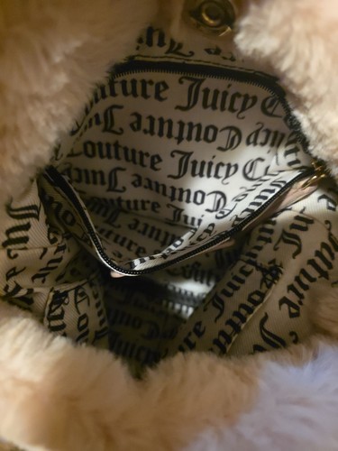Juicy Couture Dusty Blush Fluffy Mini Tote Bag Purse Pink TikTok Viral Handbag - Picture 10 of 23