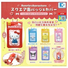 Sanrio Characters Can Badge Cover Doll Box Series K2 Station 2-Inch Collectib...