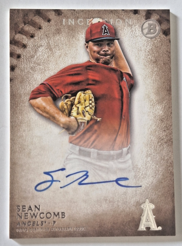 2015 Bowman Inception Prospect Autographs #PA-SN  Sean Newcomb⚾ Auto - Picture 1 of 3