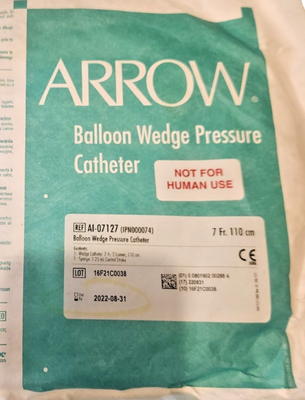 #ad Arrow AI‑07127 7Fr 110 cm Balloon Wedge Pressure Catheter – Training Testing $250.00