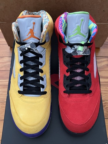 Size 12 Mens Air Jordan 5 Retro SE What The Varsity Maize Solar Orange Brand New