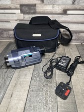 Sony Handycam DCR-TRV245E Handheld Digital8 8mm Camcorder Blue/Silver Tested