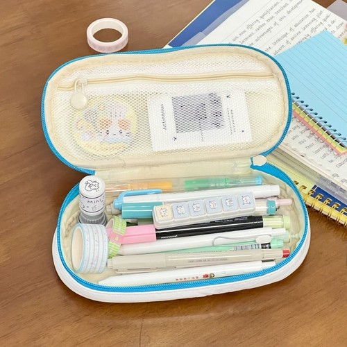 Large Opening Design Pen Bag Large Capacity Stationery Organizer Gift - Picture 6 of 8