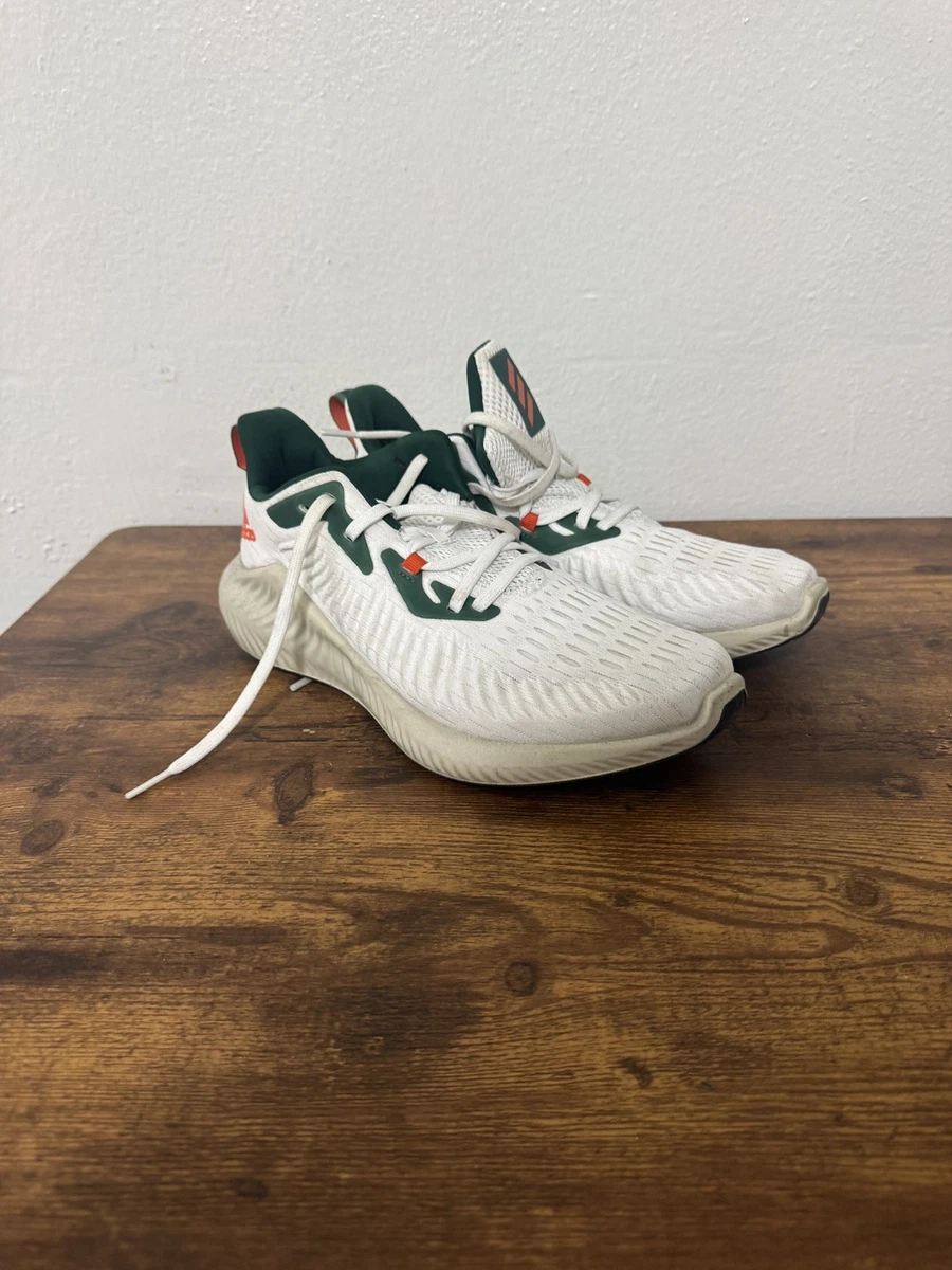 adidas Alphabounce Plus U White Dark Green for Sale 