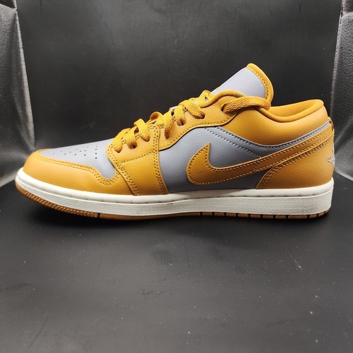 Nike Air Jordan 1 Low Gold Star Grey White Men's 9.5 DC0774-020 - Picture 5 of 8
