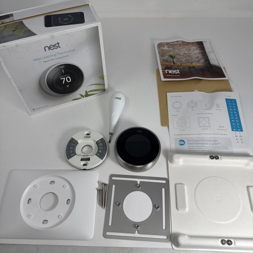 Google Nest T3007ES WLAN Lernthermostat Edelstahl GETESTET Bundle