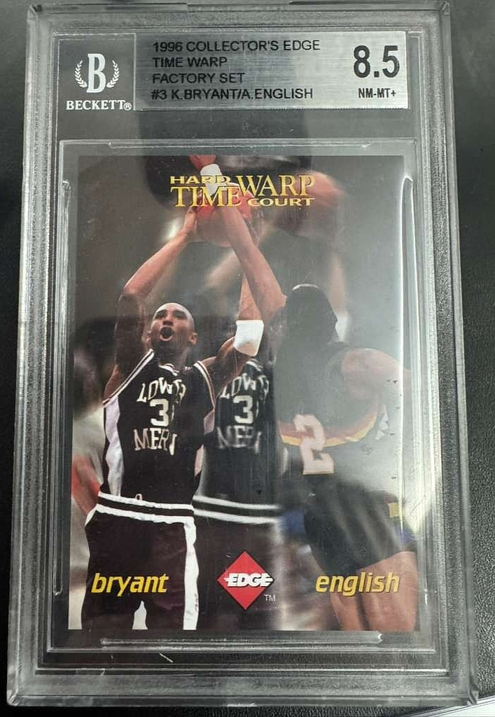 KOBE BRYANT 1996 Collectors Edge Time Warp Rookie #TW3 Factory Set NM-MT 8.5