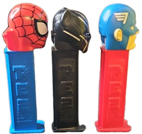 3 personajes Marvel Pez Spider-Man, Pantera Negra y Capitán América - Imagen 2 de 11