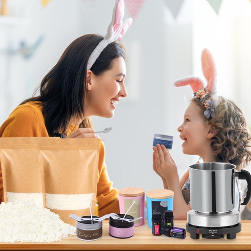 SAEUYVB Candle Making Kit - DIY Starter Soy Candle Making Supplies with Wax - Picture 6 of 6