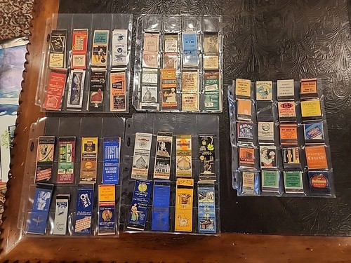 VINTAGE 1930S? 40s 50s 60s BOOK MATCH COVER COLLECTION LOT Of 993 Front Strike - Picture 3 of 12