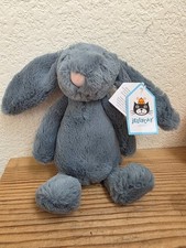 NWT Jellycat London BASHFUL FOREST BUNNY Green Small Plush 7  BASS6FB Rare Gift