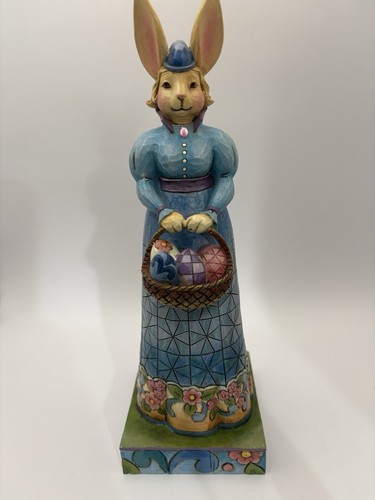 Jim Shore Rabbit Easter Style & Promenade Figures w/Springtime Nibbles - Picture 2 of 8