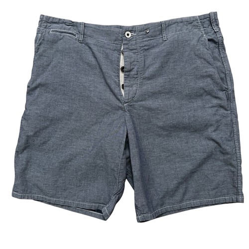 Rag & Bone Chino Shorts Herren Größe 36 vorne flach 9" Schrittlänge Knopfleiste hellblau