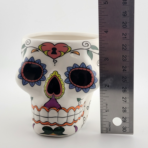 Casa Noble Tequila Day of the Dead Ceramic Sugar Skull Mug Cup - Picture 5 of 5