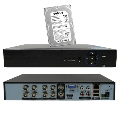 DVR 8 Canali con Hard Disk HDD 500 GB IBRIDO 5 IN 1 5 MPX P2P CLOUD TOP XMEYE - Immagine 1 di 4