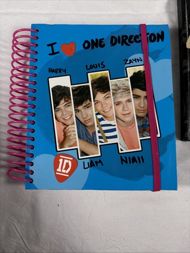 One Direction Bundle 2 Journals 2 Notebooks 1 Folder 2013 Boy Band Collectible - Picture 2 of 20