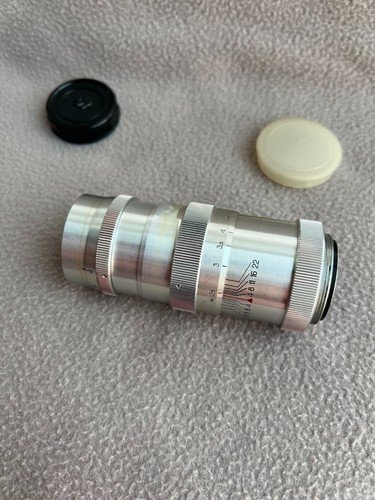 Jupiter-11 Plata 135mm 1:4 Rojo P URSS Para Teleobjetivo Leica M39 Montaje... - Imagen 13 de 24