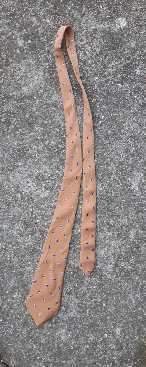 Cravate En Soie Pierre Cardin - Couleurs Marron Glacé, Vert Et Gris - Modèle Abstrait Créateur